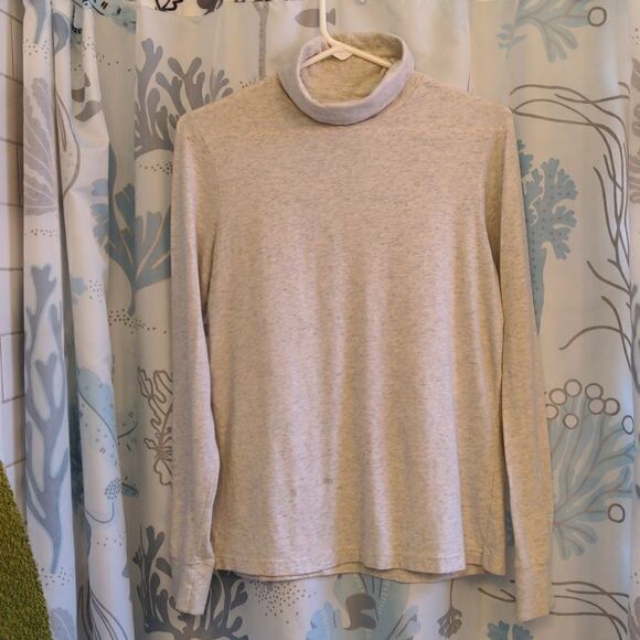 2 for $20 Cherokee.Oatmeal Heather Turtleneck Sz S - Picture 1 of 8